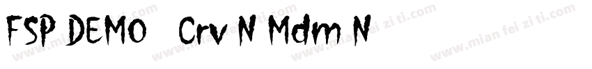 FSP DEMO   Crv N Mdm N字体转换